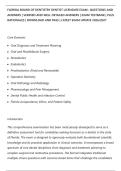 FLORIDA BOARD OF DENTISTRY DENTIST LICENSURE EXAM&ndash; QUESTIONS AND&NewLine;ANSWERS &vert; VERIFIED AND WELL DETAILED ANSWERS &vert; EXAM TESTBANK &vert; PLUS&NewLine;RATIONALES &vert; DOWNLOAD AND PASS &vert; LATEST EXAM UPDATE 2026&sol;2027