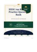 HESI 799 RN Exit Exam Question Bank 2026&sol;2027 with Verified Answers & Detailed Rationales&NewLine;&NewLine;