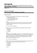 Test Bank for McCance & Huether&rsquo;s Pathophysiology&colon; The Biologic Basis for Disease in Adults and Children&comma; 9th Edition &vert; Chapters 1&ndash;49 &vert; Practice Questions with Answers & Detailed Rationales