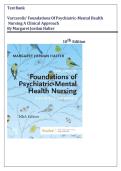 Test Bank for Varcarolis' Foundations of Psychiatric-Mental Health Nursing A Clinical Approach 10th Edition by Margaret Jordan Halter&comma; All Chapters&vert;&vert; Newest Version