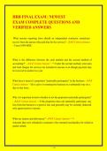HRB Final Exam Study Guide&colon; Tax Preparation and Compliance