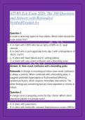 ATI RN Exit Exam 2026&colon; The 300-Questions and Answers with Rationales&sol; Verified&sol;Graded A&plus;
