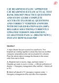 CJE READINESS EXAM &sol;APPROVED CJE READINESS II EXAM ACTUAL TEST BANK 2026&sol;2027 PRACTICE QUESTIONS AND STUDY GUIDE COMPLETE ACCURATE EXAM REAL QUESTIONS AND CORRECT VERIFIED ANSWERS WITH DETAILED RATIONALES &lpar;100&percnt; RELIABLE SOLUTIONS&rpar; CURRENTLY UPDATED