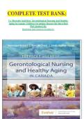 COMPLETE TEST BANK&colon;&NewLine;&NewLine;For Ebersole And Hess' Gerontological Nursing And Healthy Aging In Canada 3 Edition Veronique Boscart Rn Mscn Med  Phd &lpar;Author&rpar; By&NewLine;Questions And Answers Graded A&plus;&NewLine;