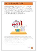 EMT FISDAP READINESS EXAM &num; 5  - LATEST &NewLine;VERSION ACTUAL EXAM ALL 160 QUESTIONS &NewLine;AND CORRECT DETAILED ANSWERS &lpar;VERIFIED &NewLine;ANSWERS&rpar; &vert;ALREADY GRADED A&plus; 