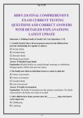 HDFS 210 Final Comprehensive Exam&colon; Complete Review of Family Studies