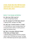 STARC TRADE RELATED PREPARATION &NewLine;QUESTIONS AND ANSWERS &lpar;LATEST &NewLine;UPDATE 2026-2027&rpar;