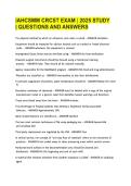 IAHCSMM CRCST Exam Study Questions and Answers &ndash; Official Certified Registered Central Service Technician Practice Guide &lpar;2026&ndash;2027&rpar;
