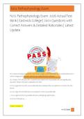 N212 Pathophysiology Exam  2026 Actual Test &NewLine;Bank &vert; Eastwick College &vert; 200&plus; Questions with &NewLine;Correct Answers & Detailed Rationales &vert; Latest &NewLine;Update &NewLine; 