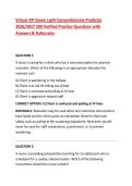 Virtual ATI Green Light Comprehensive Predictor 2026&sol;2027 200 Verified Practice Questions with Answers & Rationales
