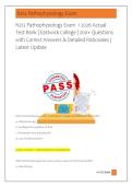 N212 Pathophysiology Exam  1 2026 Actual &NewLine;Test Bank &vert; Eastwick College &vert; 200&plus; Questions &NewLine;with Correct Answers & Detailed Rationales &vert; &NewLine;Latest Update &NewLine; 