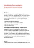 ANCC AGACNP Certification Exam Questions&NewLine;200 Questions with Answers and Rationales&NewLine;