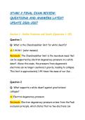 STARC 2 FINAL EXAM REVIEW&colon; &NewLine;QUESTIONS AND ANSWERS LATEST &NewLine;UPDATE 2026-2027 