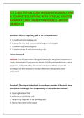 CST Exam Versions A & B 2026&sol;2027 &vert; Practice Questions & Detailed Verified Answers &vert; Complete Exam Review &vert; Latest Update &vert; Graded A&plus;