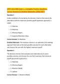 OPSY 5315 RAO Exam 1 &vert; Complete Practice Questions&comma; &NewLine;Correct Answers & Detailed Rationales &lpar;2026&sol;2027&rpar;