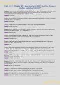 FINA 3317 - Chapter 20 &vert; Questions with 100&percnt; Verified Answers&NewLine;&vert; Latest Update 2026&sol;2027