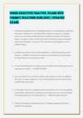 NURSE EXECUTIVE PRACTICE EXAMS WITH CORRECT SOLUTIONS 2026&period;