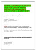 DaVita PCT Final Exam 2026&sol;2027 &vert; 2 Practice Exam Versions &vert; Questions & Verified Answers &vert; Complete Review &vert; Latest Versions &vert; Graded A&plus;