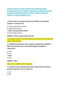 FLORIDA CERTIFIED ELECTRICAL CONTRACTOR EXAMINATION NEWEST &NewLine;EVALUATED EXAM PRACTICE 100 QUESTIONS 2025-2026&vert;ORIGINAL QUESTIONS &NewLine;& ANSWERS &vert;DETAILED RATIONALES &vert;&ast;HINTED&ast; COMPLETE EXAM PREP &NewLine;GRADED A&plus;&ast;&ast;INSTANT DOWNLOAD PDF&ast;&ast; 
