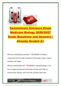 Semmelweis Medicine Biology Entrance Exam Questions & Answers &vert; 2026&sol;2027 &vert; 100&plus; Questions &vert; Cell Biology&comma; Genetics&comma; Biochemistry&comma; Human Physiology & Anatomy