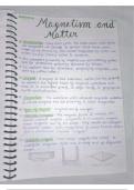 Magnetism and matter 