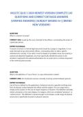 MCLETC QUIZ 1 2424 NEWEST VERSION COMPLETE 145 QUESTIONS AND CORRECT DETAILED ANSWERS &lpar;VERIFIED ANSWERS&rpar; &vert;ALREADY GRADED A&plus;&vert;&vert;BRAND NEW VERSION&excl;&excl; 2026&sol;2027 FREQUENTLY TESTED Q&A FROM PAST PAPERS &ndash; MOST EXPECTED QUESTIONS FOR THE EXAM &ndash; MUST KNOW BEFORE THE