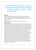 MEDCA PHLEBOTOMY ACTUAL EXAM COMPLETE 210 QUESTIONS AND CORRECT DETAILED ANSWERS &lpar;VERIFIED ANSWERS&rpar; &vert;ALREADY GRADED A&plus;&vert;&vert;BRAND NEW&period;2026&sol;2027 FREQUENTLY TESTED Q&A FROM PAST PAPERS &ndash; MOST EXPECTED QUESTIONS FOR THE EXAM &ndash; MUST KNOW BEFORE THE EXAM&period;