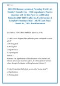 BIOL251 Human Anatomy & Physiology I with Lab  Module  BUNDLE Exam BUNDLE  Review &vert; 150 Comprehensive Practice  Questions with Verified Answers and Detailed  Rationales 2026&ndash;2027 &vert; Endocrine&comma; Cardiovascular &  Lymphatic&sol;Immune Systems &vert; A&P I Exam Prep &vert; 