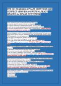 PPN 101 EXAM 2026 UPDATE QUESTIONS AND&NewLine;CORRECT VERIFIED ANSWERS ALREADY&NewLine;GRADED A&plus; &lpar;BRAND NEW VISION&rpar;&NewLine;