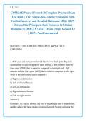 COMSAE Phase 1 Form 113 Complete Practice Exam &NewLine;Test Bank &vert; 176&plus; Single-Best-Answer Questions with &NewLine;Verified Answers and Detailed Rationales 2026&ndash;2027 &vert; &NewLine;Osteopathic Principles&comma; Basic Sciences & Clinical &NewLine;Medicine &vert; COMLEX Level 1 Exam Prep &vert; Graded A