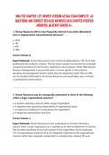 MHA 702 CHAPTER 1-22 NEWEST VERSION ACTUAL EXAM COMPLETE 40 QUESTIONS AND CORRECT DETAILED ANSWERS EACH CHAPTER &lpar;VERIFIED ANSWERS&rpar; &vert;ALREADY GRADED A&plus;&period; &period;2026&sol;2027 FREQUENTLY TESTED Q&A FROM PAST PAPERS &ndash; MOST EXPECTED QUESTIONS FOR THE EXAM &ndash; MUST KNOW BEF