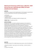 MN 553 Unit 10 Final Exam LATEST Verion-1  TEST EXAM WITH ACTUAL 100 QUESTION AND CORRECT DETAILED ANSWERS WITH RATIONALES&period;2026&sol;2027 FREQUENTLY TESTED Q&A FROM PAST PAPERS &ndash; MOST EXPECTED QUESTIONS FOR THE EXAM &ndash; MUST KNOW BEFORE THE EXAM&period;