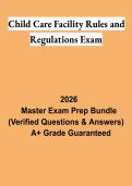 Child Care Facility Rules & Regulations Exam PDF &vert; Licensing Study Guide&comma; Practice Questions & Regulatory Review 2026