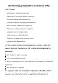 Utah Pharmacy Jurisprudence Examination &lpar;MPJE&rpar;&period;