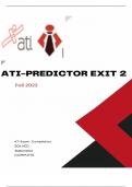SOLVED-ATI PREDICTOR EXIT II EXAM FOR 2023