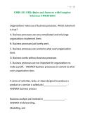 CMIS 351 CH2 Quizs and Answers with Complete Solutions UPDATED&excl;&excl;&excl;&period;