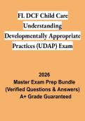 FL DCF Child Care &ndash; Understanding Developmentally Appropriate Practices PDF &vert; DAP Study Guide & Exam Review 2026