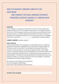 NAFI CFEI NEWEST VERSION COMPLETE 230 QUESTIONS AND CORRECT DETAILED ANSWERS &lpar;VERIFIED ANSWERS&rpar; &vert;ALREADY GRADED A&plus;&vert;&vert;BRAND NEW VERSION&excl;&excl;&period;2026&sol;2027 FREQUENTLY TESTED Q&A FROM PAST PAPERS &ndash; MOST EXPECTED QUESTIONS FOR THE EXAM &ndash; MUST KNOW BEFORE THE EXAM&period;