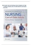 Test Bank For Advanced Practice Nursing in the Care of Older Adults Third Edition by Evelyn G&period; Kennedy-Malone&comma; Laurie&semi; Duffy&vert;&vert;ISBN NO&colon;10&comma;1719645256&vert;&vert;ISBN NO&colon;13&comma;978-1719645256&vert;&vert;All Chapters&vert;&vert;Complete Guide A&plus;&NewLine;