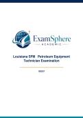Louisiana SFM Petroleum Equipment Technician Examination &vert; Practice Exam Q&A