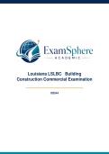 Louisiana LSLBC Building Construction Commercial Examination