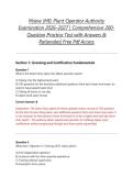 Maine &lpar;ME&rpar; Plant Operator Authority Examination 2026&ndash;2027 &vert; Comprehensive 200-Question Practice Test with Answers & Rationales&vert; Free Pdf Access