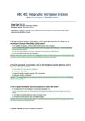 GEO 401 Geographic Information Systems Midterm Exam 2026&lowbar;2027 Edition