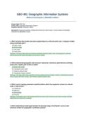 GEO 401 Geographic Information Systems Midterm Exam 2026&lowbar;2027 Edition