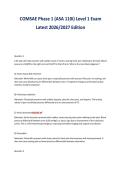 COMSAE Phase 1 &lpar;ASA 110i&rpar; Level 1 Exam&NewLine;Latest 2026&sol;2027 Edition