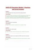 AAAE ACE Operations Module 1 Questions and Correct Answers&period;