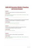 AAAE ACE Operations Module 2 Questions and Correct Answers&period;