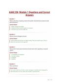 AAAE CM&comma; Module 1 Questions and Correct Answers