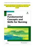 Test Bank for DeWit&rsquo;s Fundamental Concepts and Skills for Nursing 5th Edition by Williams