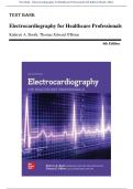 Test Bank - Electrocardiography for Healthcare Professionals 6th Edition by Kathryn A&period; Booth&semi; 978-1265013479 Chapter 1-15 Complete Guide&period;